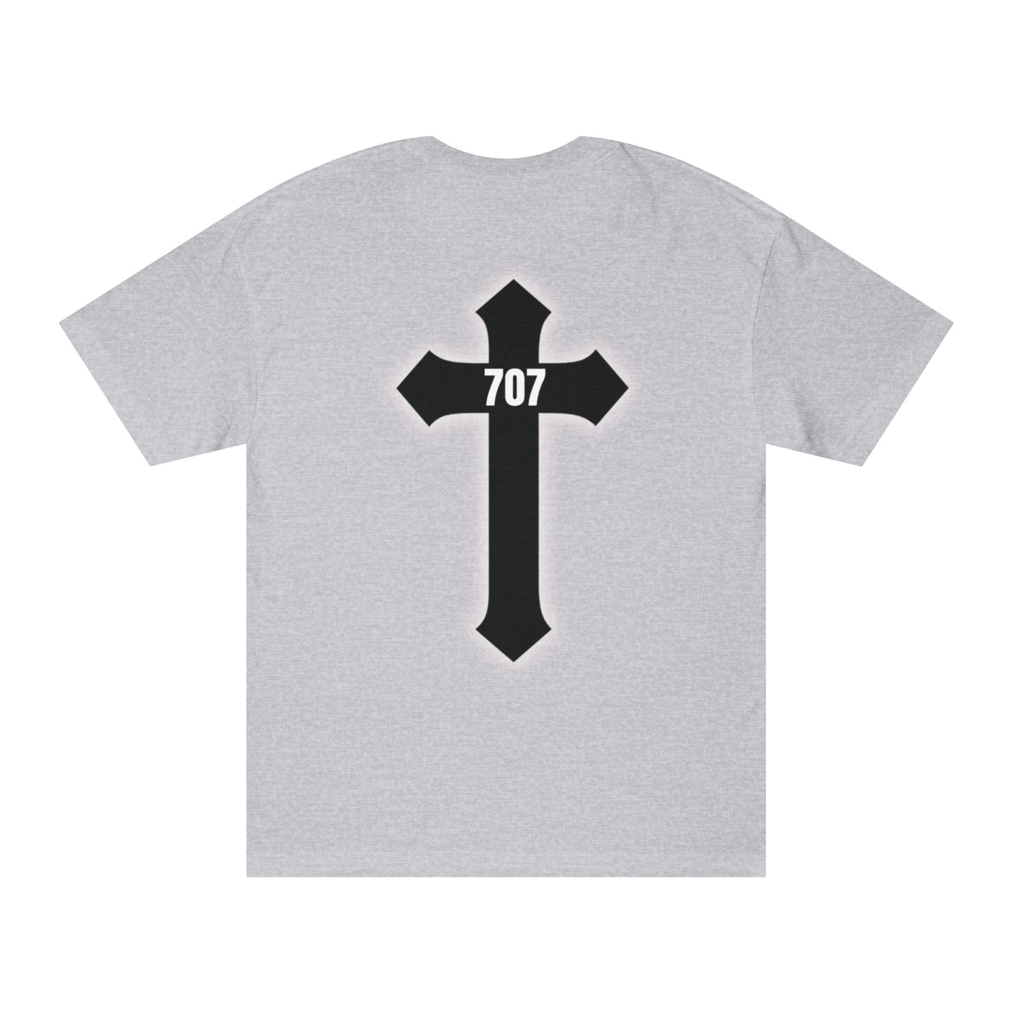 BLACK " 707 STUDIOZ " TEE